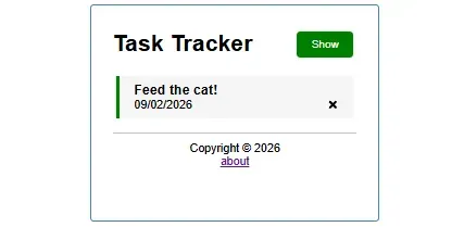Task Tracker React